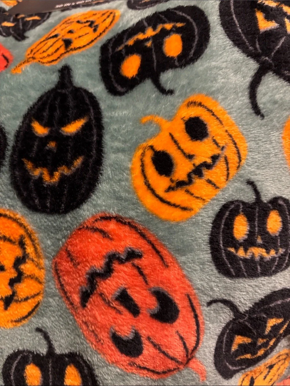 NWT Halloween-fall velvet feel plush throw 50x60 inches beautiful color